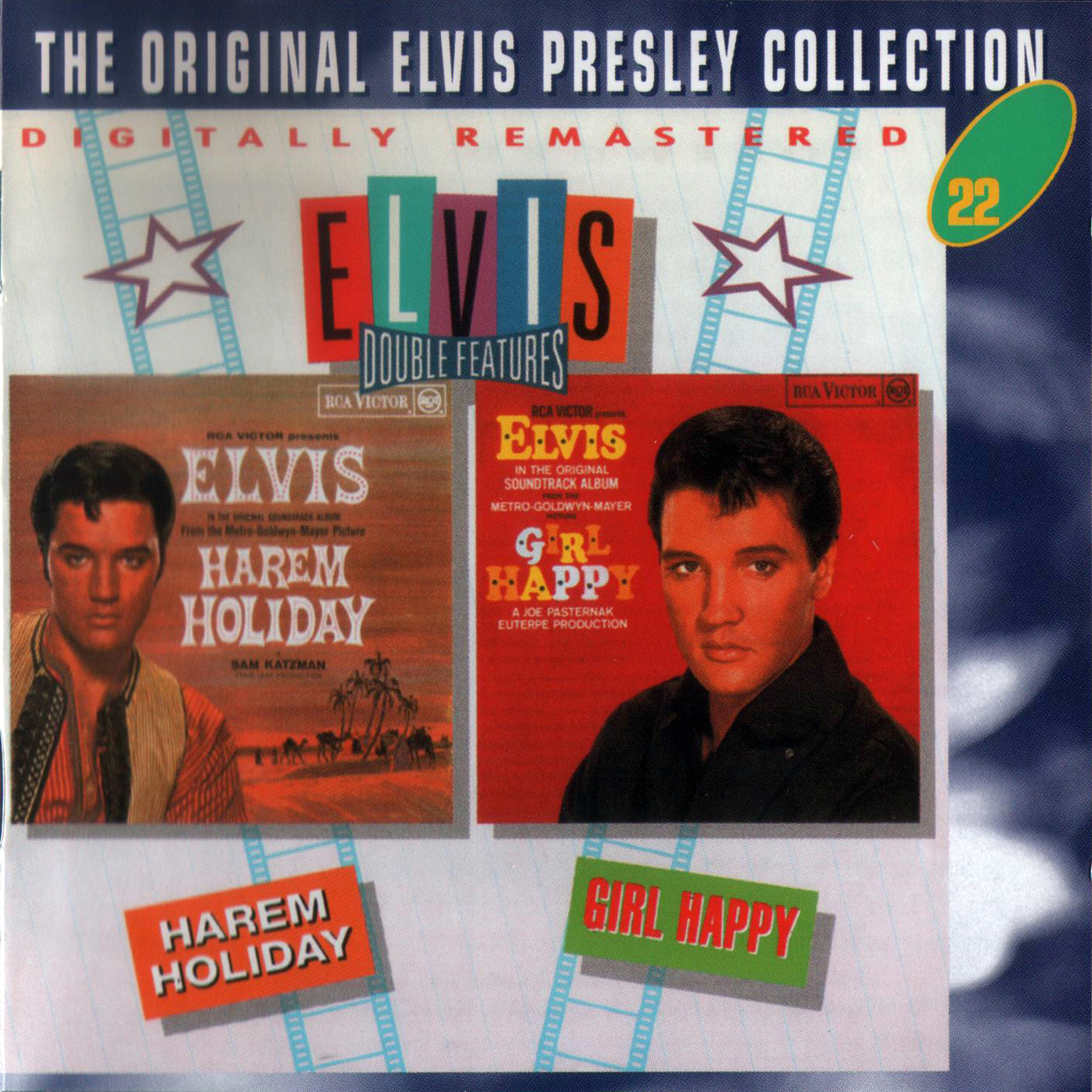 Elvis Presley  The Original Elvis Presley Collection 22; Girl Happy, Harem Holiday : Front